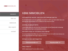 Tablet Screenshot of hbmv.de